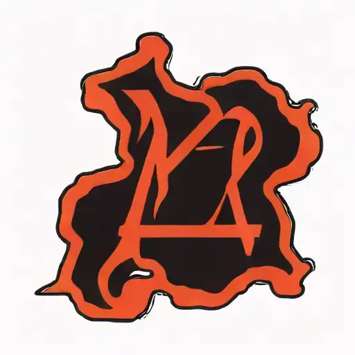 alpha omega greek letters tattoo design idea