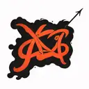 alpha omega tattoo design idea