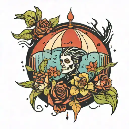 it rains on the just and unjust alike tattoo design idea