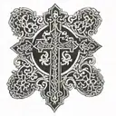Orthodox Cross tattoo tattoo design idea