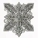 Orthodox Cross tattoo tattoo design idea