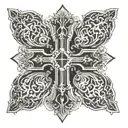Orthodox Cross tattoo tattoo design idea