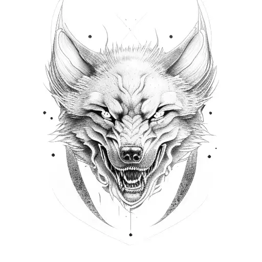 fenrir, jormunger, hel tattoo design idea