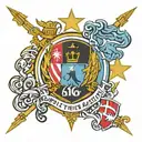 Manchester city logo incorporated into the design, The minds of 99 logo, Randy Orton logo, Denmark flag, fremad Amager  tattoo design idea