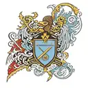 Manchester city logo incorporated into the design, The minds of 99 logo, Randy Orton logo, Denmark flag, fremad Amager  tattoo design idea