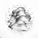 cloud  tattoo design idea