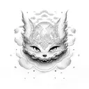 cloud  tattoo design idea