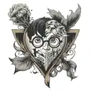 always Harry Potter inspired tattoo tattoo design idea