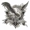 always Harry Potter inspired tattoo tattoo design idea