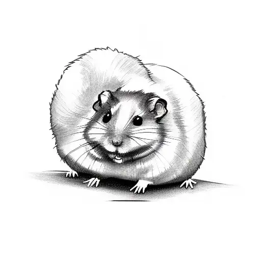 hamster flash tattoo design idea