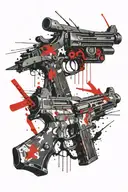 2nd amendment tattoo design idea