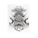 bushido code tattoo design idea