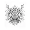 bushido code tattoo design idea