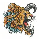lion claw tattoo design idea