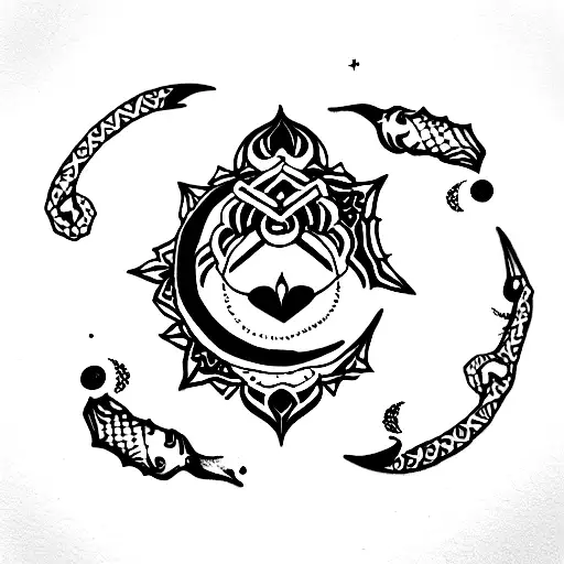 neck tattoo connecting to sternum tattoo of snake with moon phase with peonys, witchy, feminine  tattoo design idea