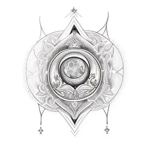 neck tattoo connecting to sternum tattoo of snake with moon phase with peonys, witchy, feminine  tattoo design idea