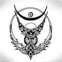 neck tattoo connecting to sternum tattoo of snake with moon phase with peonys, witchy, feminine  tattoo design idea