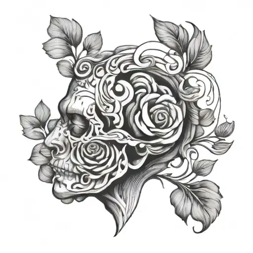 thinking using my frontal lobe to remind myself to keep thinking and keep wondering  tattoo design idea