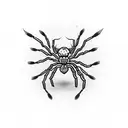 Spider tattoo design idea