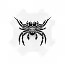 Spider tattoo design idea