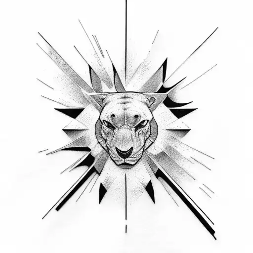 x axis tattoo design idea