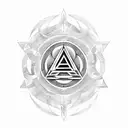Valknut Symbol tattoo design idea
