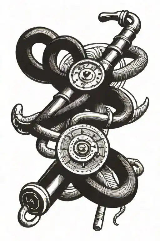 stethoscope  tattoo design idea