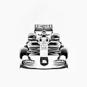 f1 car tattoo design idea