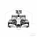 f1 car tattoo design idea