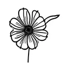 red clover flower and indian paintbrush flower tattoo design idea
