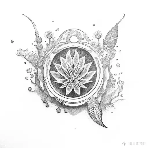 420 tattoo design idea