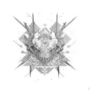 Reality Shatter tattoo design idea