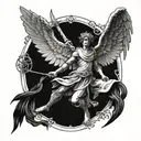 archangel Raphael tattoo design idea