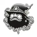 one piece luffi tattoo design idea