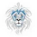 A silhouette of a lion with a soccer ball as its mane, with the number 7 incorporated into the design tattoo design idea