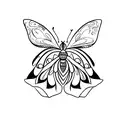 mariposa  tattoo design idea