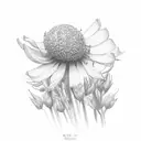 everything happens for a reason with May birth flowers tattoo design idea