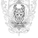 create a tattoo design and add spot colour of Tiffany blue two boys names and dates of birth: “Alexandar Charles 17.01.2 tattoo design idea