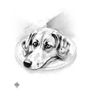 Dog bone tattoo design idea