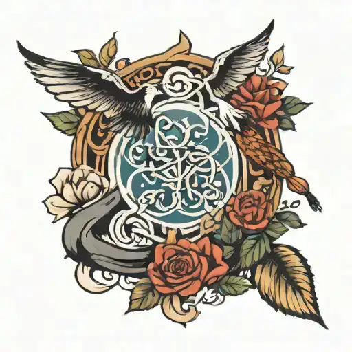 exchange student tattoo design idea