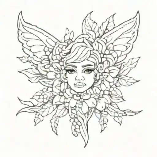My moms name Juana with something cute tattoo design idea