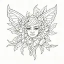 My moms name Juana with something cute tattoo design idea