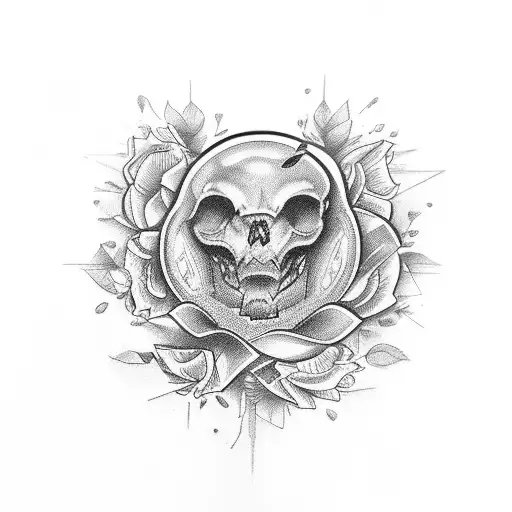 An iPhone transforming into a vintage car tattoo design idea