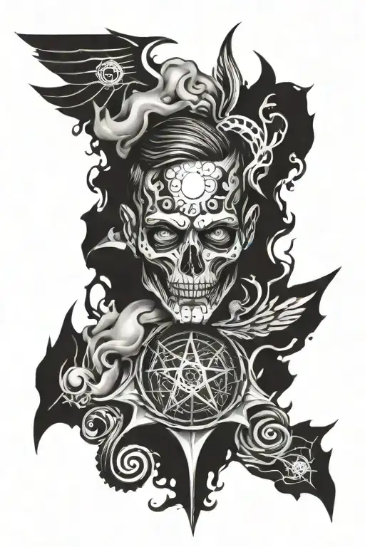 tattoo bassed on the tv show supernatural tattoo design idea