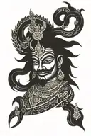 sri Ravana tattoo design idea