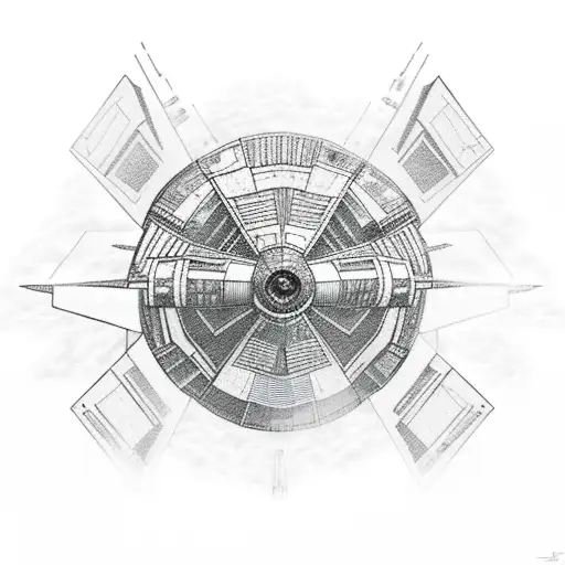 X wing star wars tattoo design idea