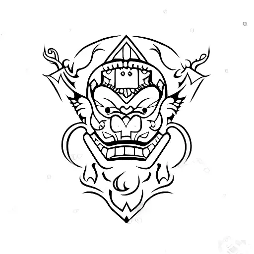 barong tattoo design idea