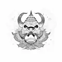 barong tattoo design idea