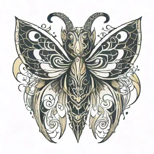 Radiant moth wings inspired by the Radiance boss fight in Hollow Knight tattoo design idea