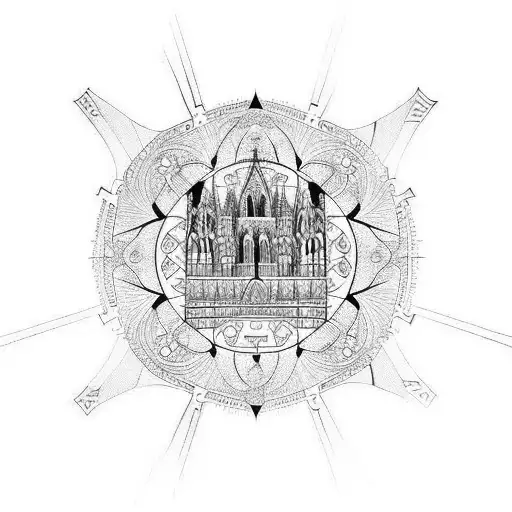 Cologne Cathedral tattoo design idea